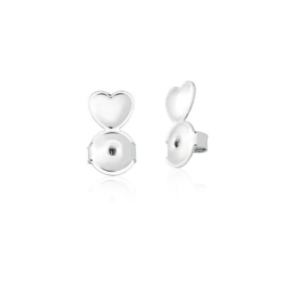 kit tornillos magicos bañados en rodio antialergicos joyeria
