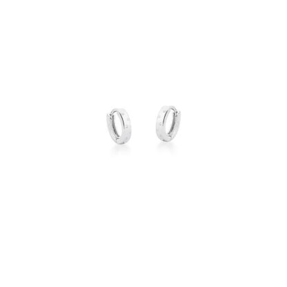 Aro con Circonitas Blancas en Plata 925 Rodiada