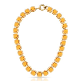 Collar Dorado  Lumina Ambar